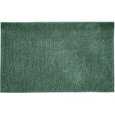 Allstar Chenille Vannimatt, pestav, libisemiskindel matt turvaliseks seismiseks vannitoas, pehme kõrge kuhjaga vannimatt 100% polüestrist, kiirelt kuivav ja hügieeniline, 50 x 80 cm, roheline.