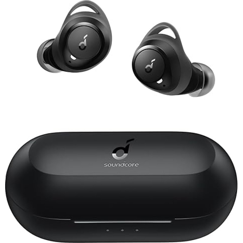 Soundcore Life A1 In-Ear Bluetooth Headphones, Wireless Earbuds with Individual Sound, 35 Hours of Playback, Wireless Charging, USB-C Charging, IPX7 Water Protection, Button Control