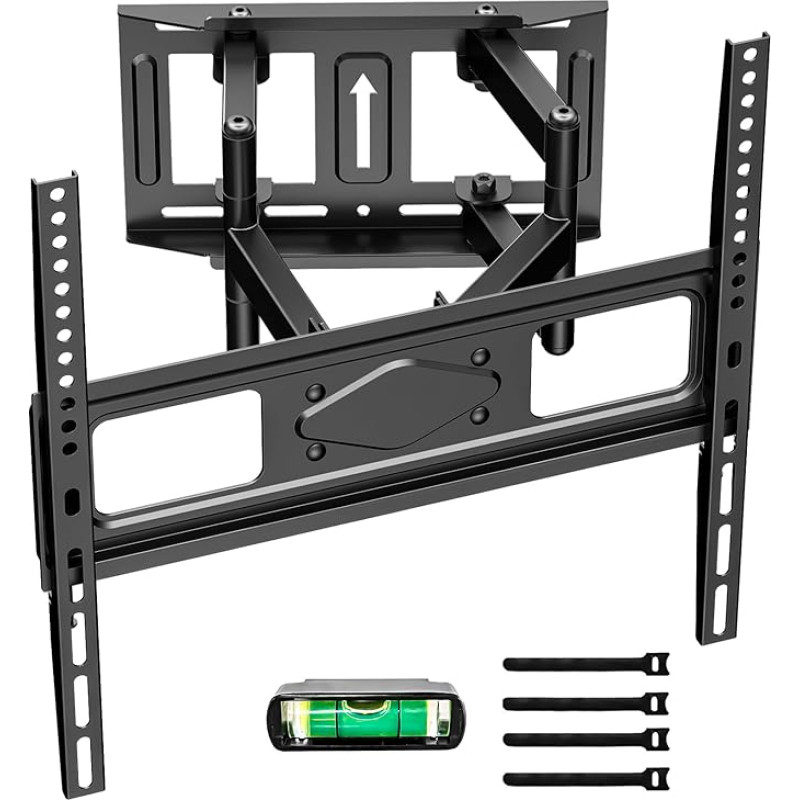 PUTORSEN TV seinakinnitus pöörlev 32-70-tollistele teleritele, max 50 kg, kallutatav telerihoidik, VESA 75 x 75-400 x 400 mm