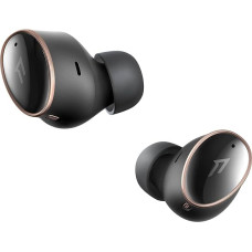 1MORE EVO Noise Canceling Earbuds, Audiophile Headphones with Dual Drivers, Adaptive ANC, Bluetooth Headphones, HiFi Sound, LDAC, Hi-Res Audio, 6 Microphones, 28H Playtime, Wireless Charging, Black
