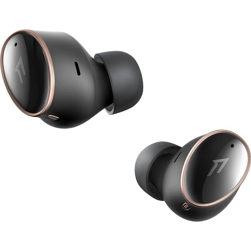 1MORE EVO Noise Canceling Earbuds, Audiophile Headphones with Dual Drivers, Adaptive ANC, Bluetooth Headphones, HiFi Sound, LDAC, Hi-Res Audio, 6 Microphones, 28H Playtime, Wireless Charging, Black