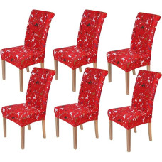 Homaxy Stretchy Chair Protector Cover Modern Universal Dining Chair Covers, Bi-Elastic Washable