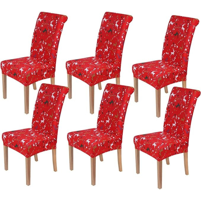 Homaxy Stretchy Chair Protector Cover Modern Universal Dining Chair Covers, Bi-Elastic Washable