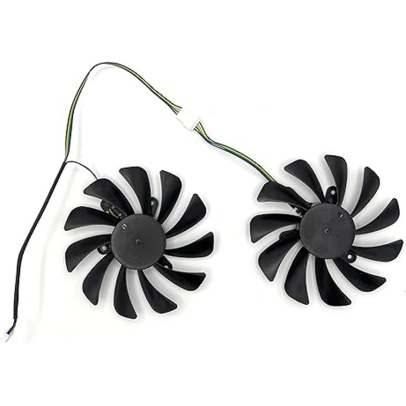 SISS graafikakaardi ventilaator 95 mm GFM10012H12SPA, GAA8S2U ühildub Zotac GeForce GTX 1070 Ti AMP Edition, GTX 1080Ti AMP Edition'ga