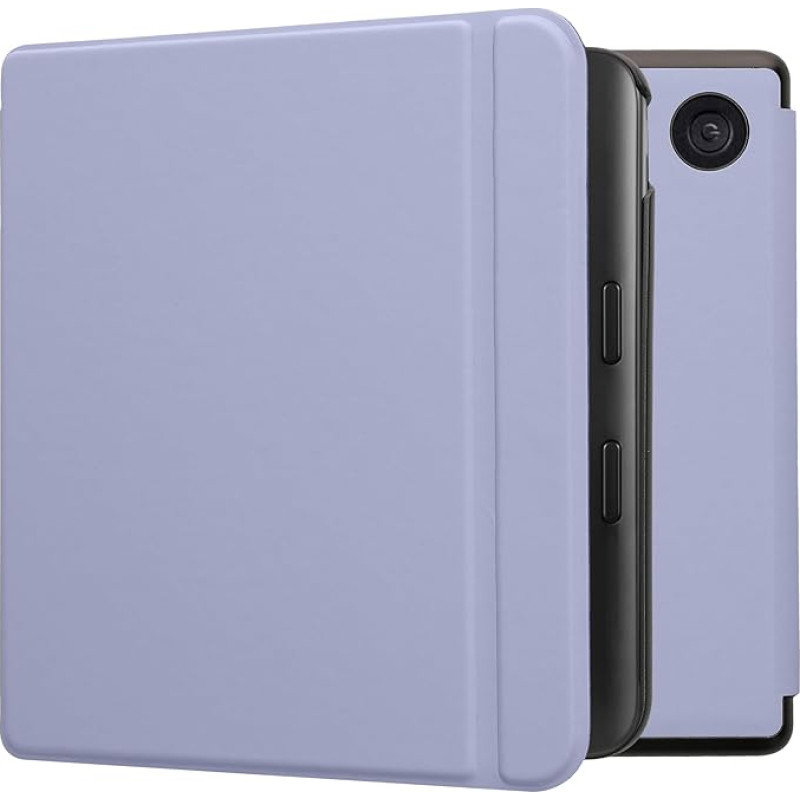 kwmobile Flip Case ühilduv Kobo Kobo Libra Colour/Tolino Vision Colour ümbris - eReader Case Made of Faux Leather - Cover - Lavender