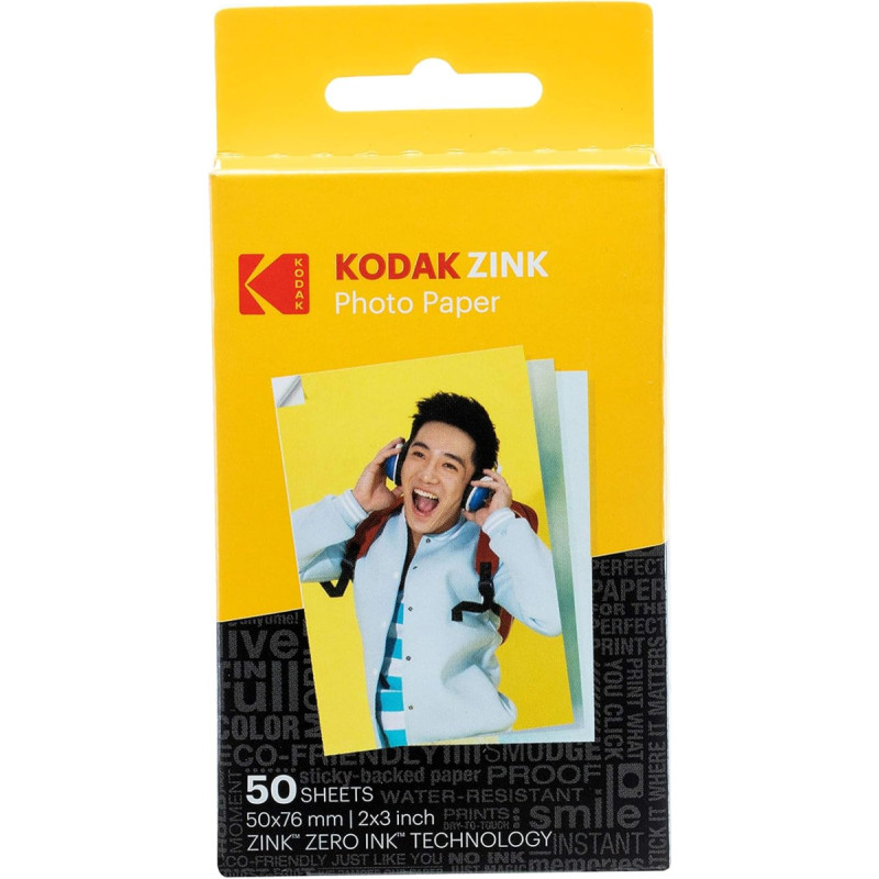 Kodak Zinc fotopaber, 50 x 76 mm, kiirfilm, 50 tk.