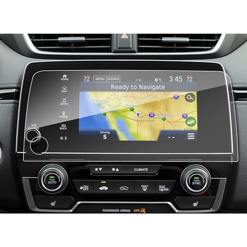 GAFAT ühildub 2017-2023 Honda CRV CR-V/Hybrid Navigation Screen Protector, 7-tolline CR-V ekraani kaitsekile, GPS puuteekraan, 9H kriimustusvastane kaitse