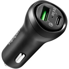 Spigen Essential 45W PD 2-portiline autolaadija USB C Power Delivery sigaretisüütaja, mis ühildub iPhone 15 14 14 13 12 Mini SE 2020 11 X XR XS Max iPad Pro Galaxy S24 S23 S22 S21 S20 S10 Plusiga