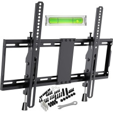 Teleri seinakinnitus Kallutatav telerihoidik 32-85-tollistele lamedatele ja kumeratele LED/LCD/OLED/Plasma teleritele kuni 50 kg, maksimaalne VESA 600 x 400 mm