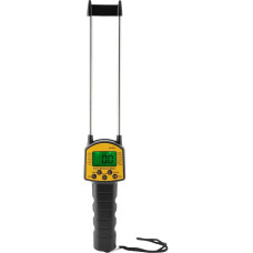 Digital Grain Moisture Meter, AR991 Water Content Analyzer, with LCD Display and Double Rod Steel Probe for Soy, Peanut, Rice, Maize, Wheat