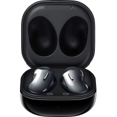 Samsung Galaxy Buds Live, Wireless Bluetooth Headphones with Noise Cancelling (ANC), Long-Lasting Battery, Sound by AKG, Comfortable Fit, Black (German Version)
