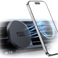 YOSH For MagSafe Car Mount, Mobile Phone Holder Car with N52 Magnet, Ultra Stable Ventilation Car Mobile Phone Holder, Magnetic Mobile Phone Holder for Car Only for iPhone 16/15/14/13/12 Series