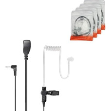 Hoornie raadio peakomplekt (4-pakk) Motorola TLKR ja TalkAbout seeria TLKR-T60, TLKR-T61, TLKR-T62, TLKR-T72, TLKR-T80, TLKR-T81, TLKR T82 Extreme, TLKR T92 H2O koos 10 (x4) kõrvaklappidega.