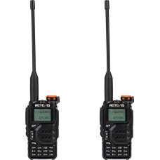 Retevis RA79 Walkie Talkies, kahesageduslik amatöörraadio tundliku mikrofoniga, õhu sagedusala vastuvõtt, raadioamatööride raadio, kanalite tuvastamine, kahesuunaline raadio jahile, reisile, matkale, 2 m 70 cm raadio (2-pakk)