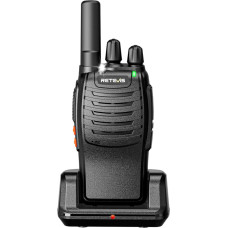 Retevis H777 Walkie Talkie, raadio koos laadimisjaamaga, Type-C, kaks laadimismeetodit, sageduse sidumine ühe klõpsuga, VOX, mürasummutus, Walki Talki perekonnale, ratsutamisele (1 tk, must)