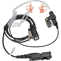 HYS raadio peakomplekt, mis ühildub Motorola raadioga DP2000 DP2400 DP3441 DEP550 DEP570 XPR3300 MTP3250 XiR P6600 Walkie Talkie mikrofoniga (1 tk + 2 kõrvaklappi L + R))