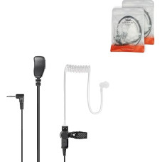 Hoornie raadio peakomplekt (2-pakk) Motorola TLKR ja TalkAbout seeria TLKR-T60, TLKR-T61, TLKR-T62, TLKR-T72, TLKR-T80, TLKR-T81, T82 Extreme, TLKR T92 H2O koos 10 (x2) kõrvaklappidega.