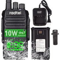 Radtel RT-493 IP67 veekindel käsiraadio 10W pikamaa kahesuunaline raadio täiskasvanutele, Walkie Talkie 430-440 Scan
