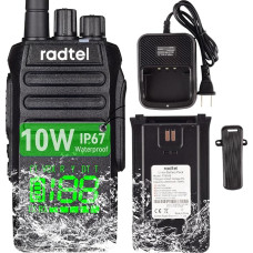 Radtel RT-493 IP67 veekindel käsiraadio 10W pikamaa kahesuunaline raadio täiskasvanutele, Walkie Talkie 430-440 Scan