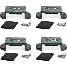 HYS Car Radio Mount, käeshoitava raadio paigaldus, mis ühildub Motorola Baofeng Yaesu Midlandiga, mis tahes Walkie Talkie'ga koos tagaklambriga (4 Pack, roheline)