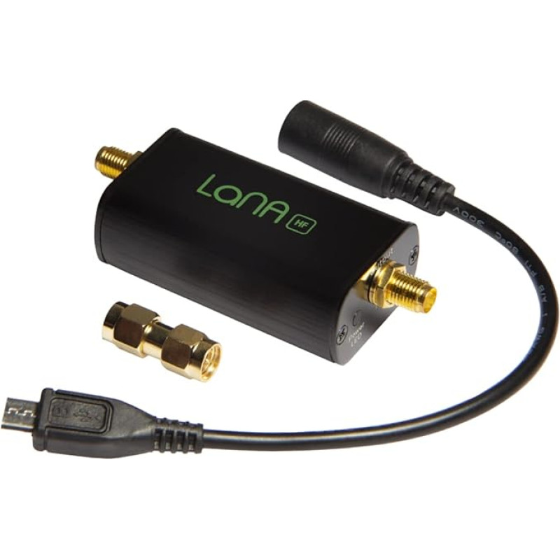 Lana HF - madala müratasemega LF, MF ja RF võimendusmoodul (LNA) RF ja SDR (Software Defined Radio) jaoks. Lairiba 50kHz-150MHz sageduse võimekus koos Bias Tee ja USB toitevõimalustega.