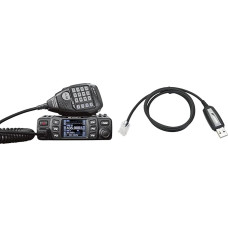 Unbekannt CRT Micron U/V 2m/70cm kahesageduslik mobiilne seade ja PCCRTMU/V programmeerimiskaabel CB CRT Micron U/V raadiole mustana