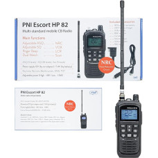 Kaasaskantav CB raadiojaam PNI Escort HP 82, Multistandard, 4W, 12V, AM-FM, NRC, Dual Watch, Roger Beep, Reguleeritav ASQ SQ, VOX Must