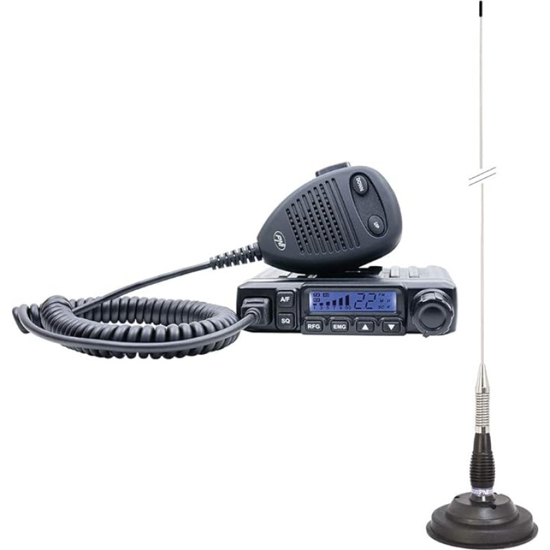 PNI CB-raadio Escort HP 6500 ASQ koos CB ML100 antenniga