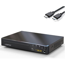 Lonpoo DVD-mängija koos HDMI-kaabliga