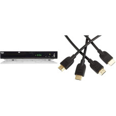Xoro HSD 8470 HDMI MPEG4 DVD mängija USB 2.0 meediapleier 1080p Upscaling MultiROM Must
