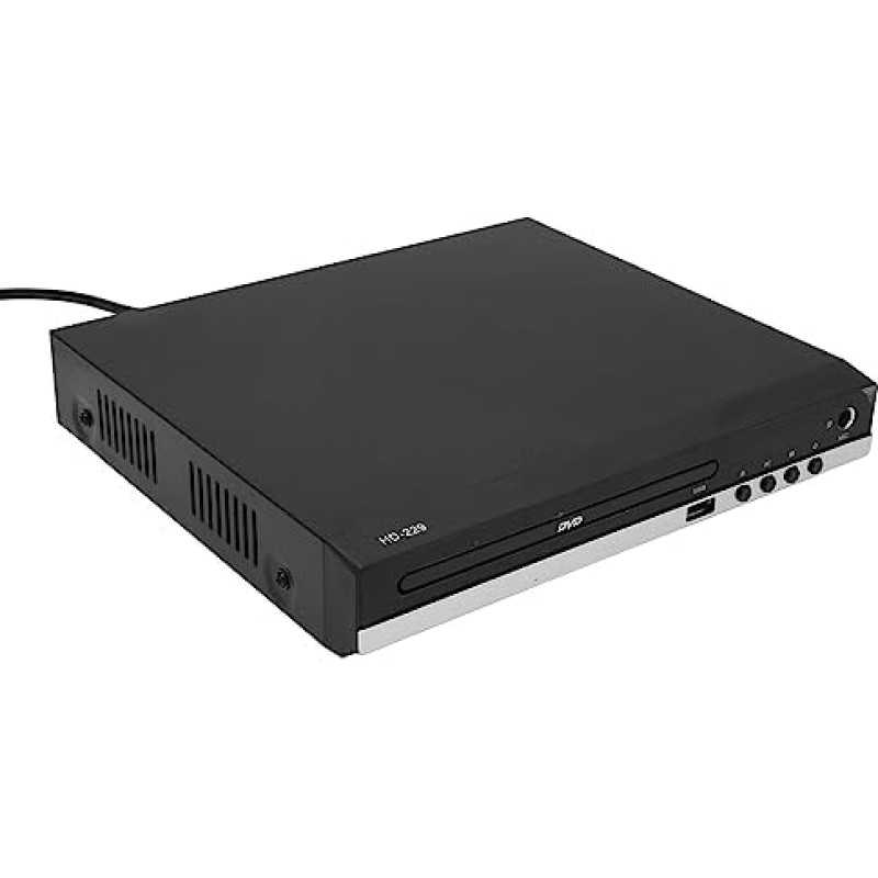 HD DVD mängija HDMI, 1080P USB CD DVD mängija telerile koos kaugjuhtimispuldiga, HDMI ja RCA kaabliga, toetab USB sisendit, plaadimängija, koduteater, DVD taasesitus