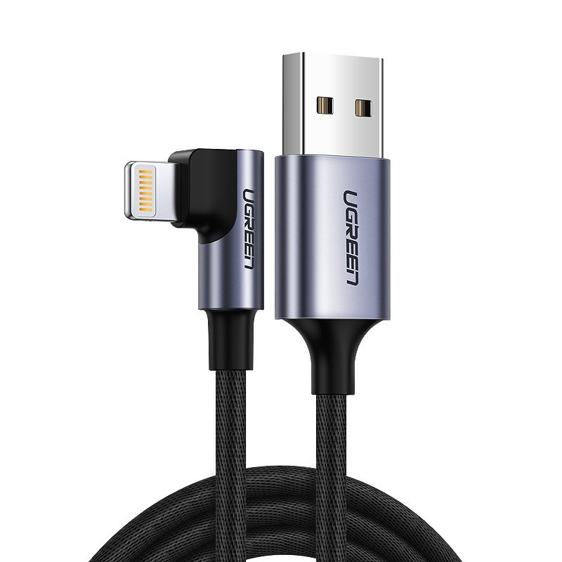 Nurkkaabel iPhone USB - Lightning MFI 2.4A 1m must