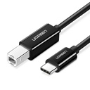 USB-C - USB-B 480Mbps 2m must printeri kaabel