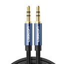 Raske AUX punutud helikaabel minijakk 3,5 mm 1m sinine