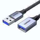 Vastupidav USB 3.0 5Gb/s kaabli pikendus 1m hall