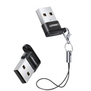 USB-C pistikust USB mustale USB-pistikule adapteri pistikupesa