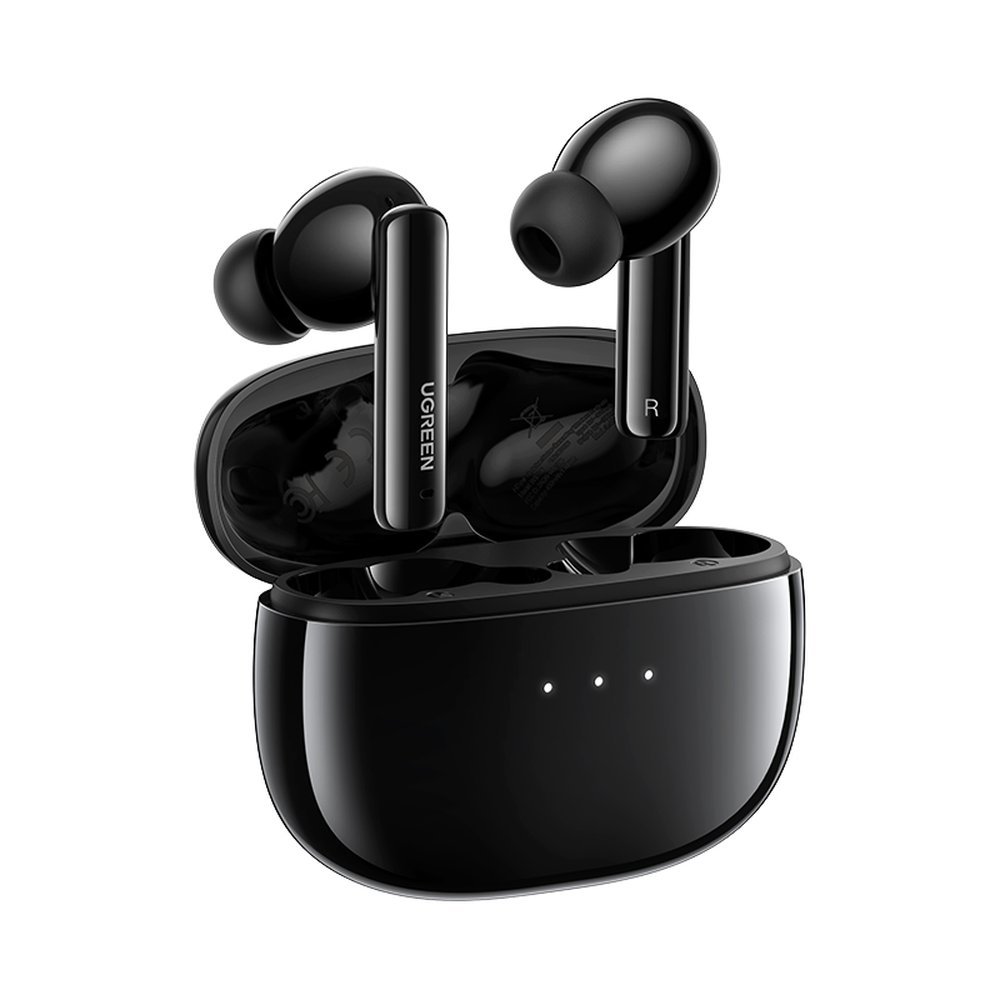Bluetooth juhtmevabad kõrvaklapid TWS ANC WS106 HiTune T3 mustad