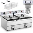 Topeltfriteerija 400V kraanidega - 2x10L