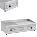Electric grill 230V double large fluted 100cm