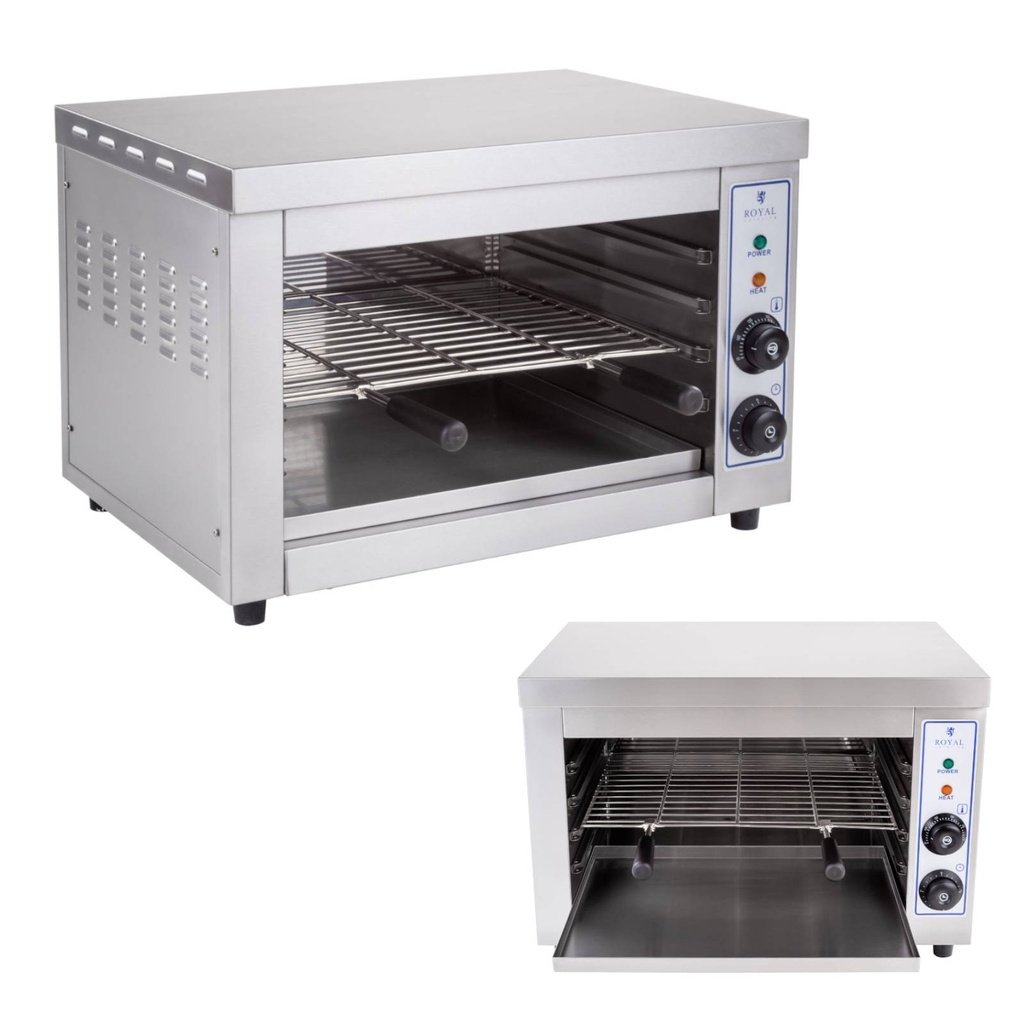 Salamander toaster oven for casseroles up to 300deg;C 3250W