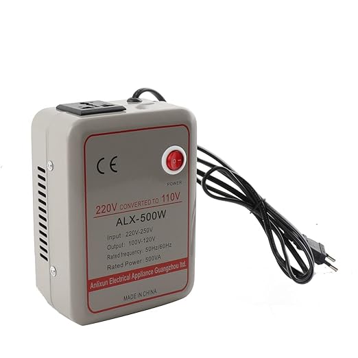 QAVODB Converter Transformer Voltage Converter Transformer 220V-250V to 100V-120V Converter Converter, Step Down Converter Transformer (500W)