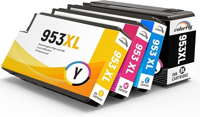 953XL Latest Chip 953 XL Multipack Printer Cartridges Compatible with HP 953 953XL for HP Officejet Pro 8710 7740 7720 8210 8720 7730 8218 8715 8718 8725