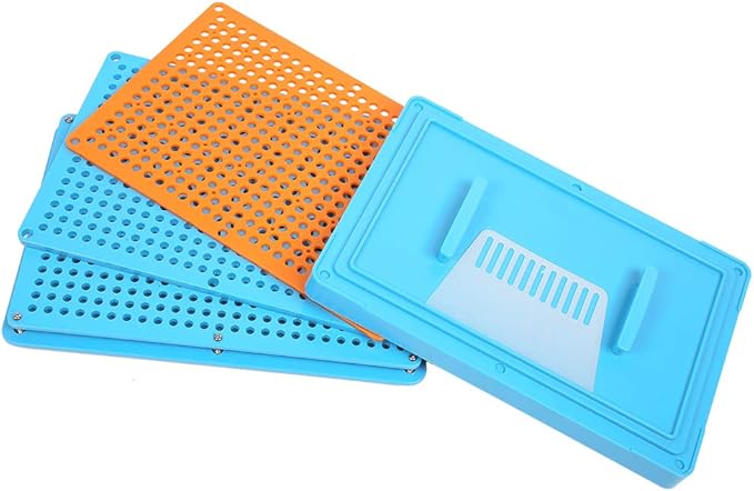 Zwinner Capsule Filling Machine, 400 Hole Capsule Filler, Empty Capsule Plates, Capsule Powder Filling Plate with Powder Press Plate, Capsule Holding Tray for Use in Hospital Clinic Laboratory