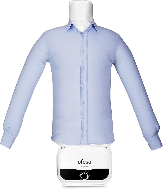 Ufesa SV1200 Automatic Shirt Iron, Ironing Doll, Automatic Ironing for Shirts, Blouses and T-Shirts, Eliminates Wrinkles and Neutralises Odours, Adjustable Sizes, Timer from 30 Minutes up to 3 Hours,