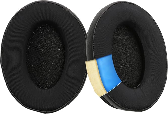 kwmobile 2 x Ear Pads Compatible with Kingston HyperX Cloud Alpha S - Ear Pads Headphones - Faux Leather Cushion for Over Ear Headphones - Cooling Effect