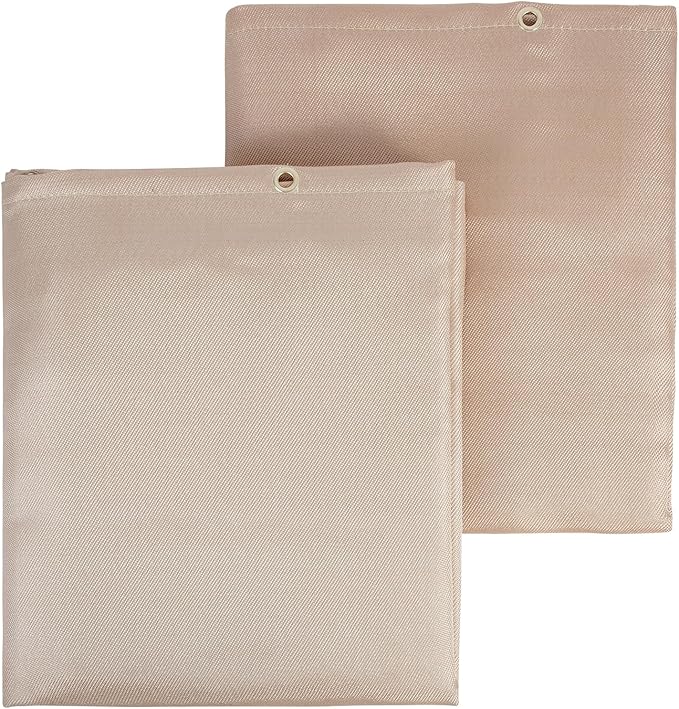 VEVOR Welding Blanket 1900 x 2420 mm Welding Blanket 537 ℃ Heat Resistance Heat Protection Fabric Heat Protection Mat Carbon Fibre Fire Blanket Fireproof Underlay Fire Mat Gold