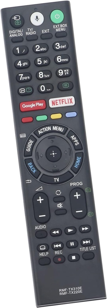 ALLIMITY RMF-TX220E sub RMF-TX310E Remote Control Replacement for Sony Bravia OLED TV KD-65AF8 KD-55AF8 KD-65AF8-BAEP KD65AF8 KD55AF8 KD65AF8BAEP KD-55XF8596 KD-55XF8588 KDL-49 WF805 KDL-49WF804