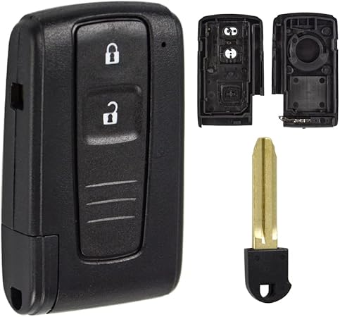 Remote Control Car Key Shell for Toyota Prius 2004-2009 Corolla Verso Camry 2 Button Replacement Smart Car Key Case Cover Fob
