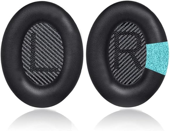 Ruikdly Bose Quietcomfort 35 ii Ear Pads, Bose Headphones Replacement Ear Pads, Original Ear Cushions Compatible with Bose QC35/QC35 ii Headphones (Black)