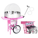 Mobile cotton candy machine with cart on wheels LARGE